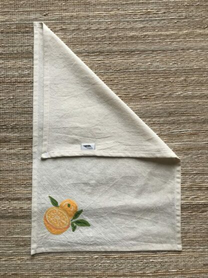 Calyz Oranges Tea Towel - Image 3